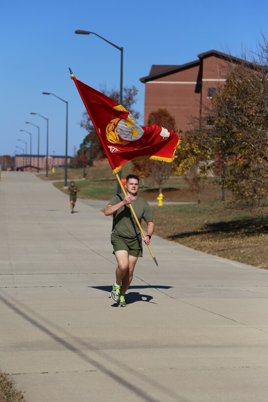 To commemorate 245 years of our Corps service to its Country,  the Marines of the Ozarks from Marine Corps Detachment, Fort Leonarwood ran 245 continuous miles 4-6 Nov 2020 aboard Fort Leonard Wood