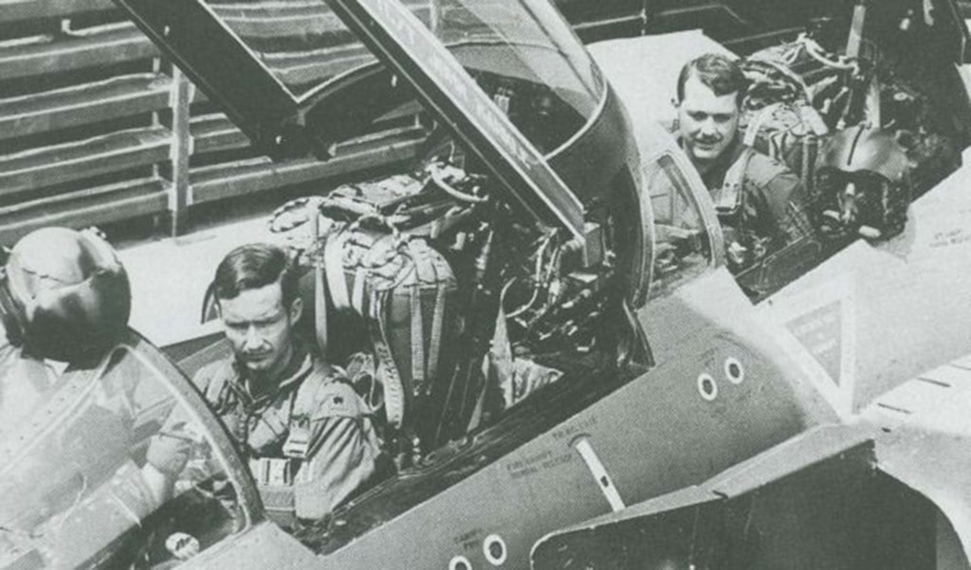 Maj. Robert Lodge and Capt. Roger Locher