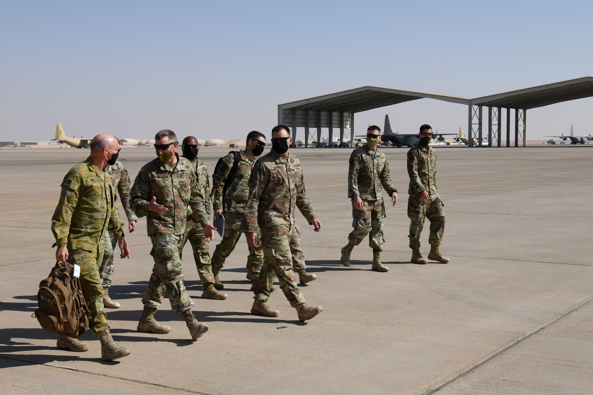 ARCENT Australian deputy commander of operations visits PSAB