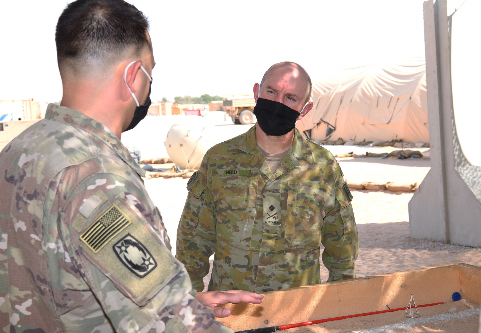 ARCENT Australian deputy commander of operations visits PSAB