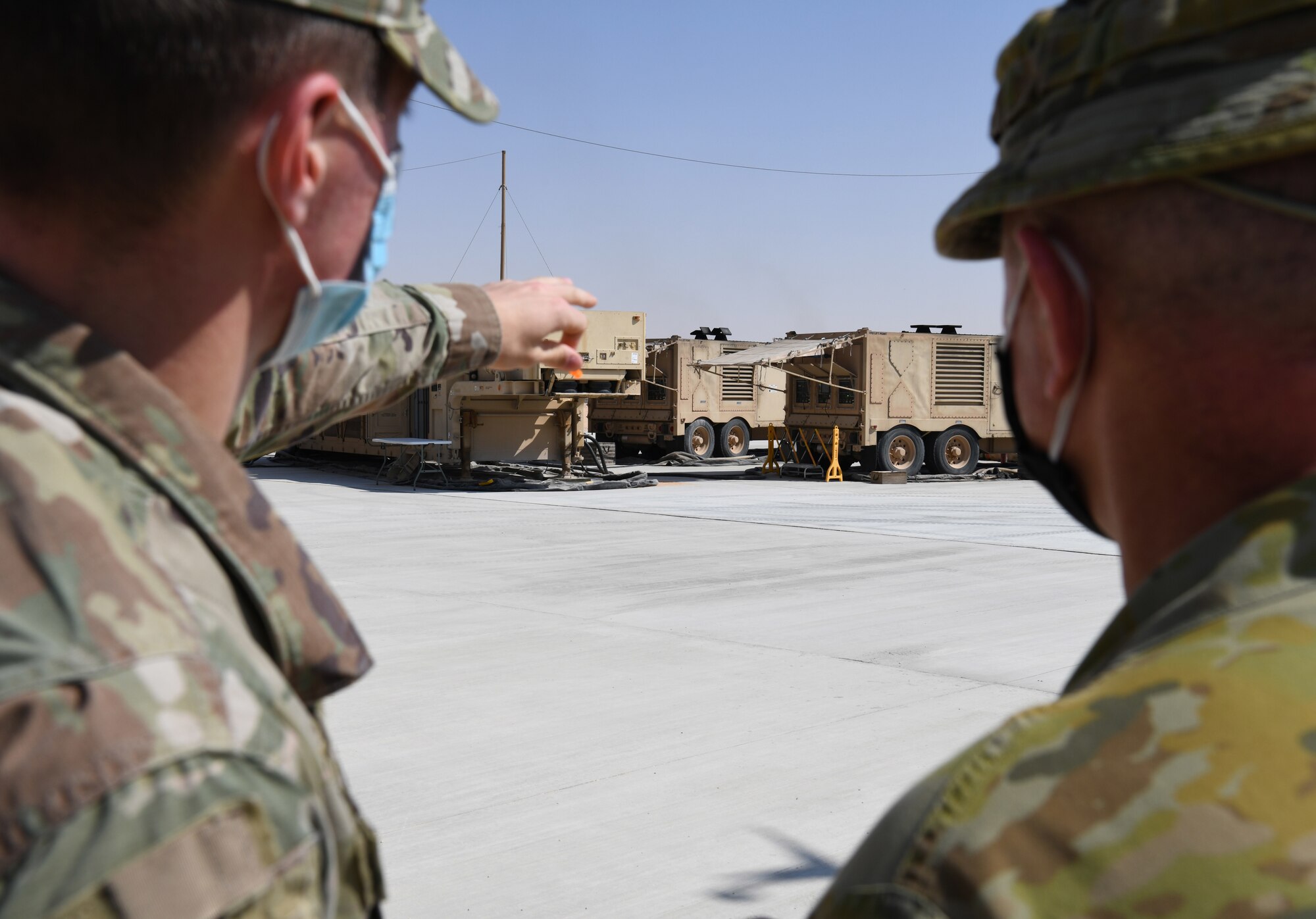 ARCENT Australian deputy commander of operations visits PSAB