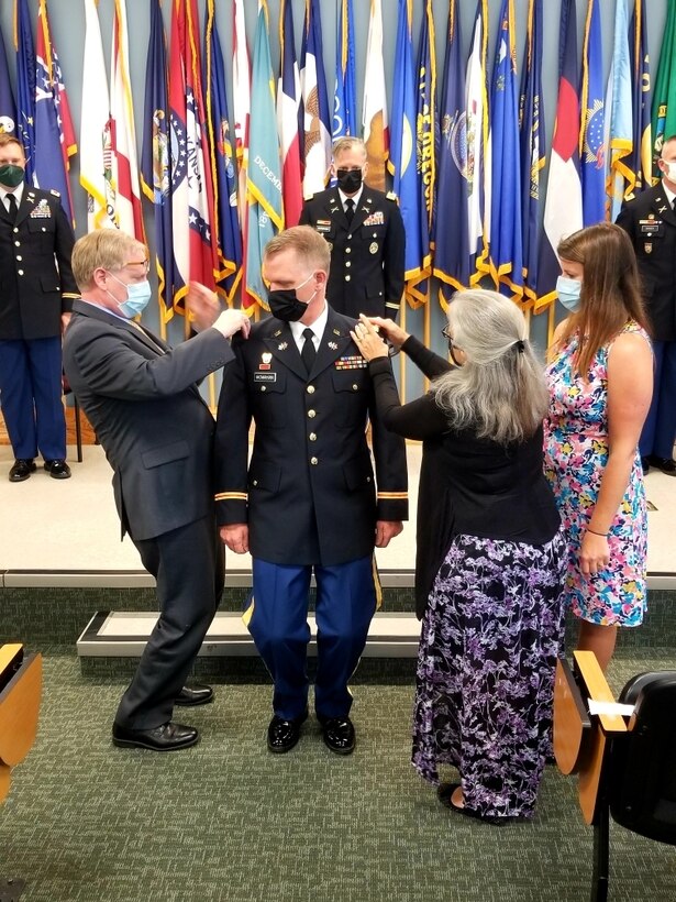 Warrant Officer Michael McMahan, an Army Reserve Soldier assigned to the 94th Training Division – Force Sustainment, officially joined the warrant officer ranks after completing Warrant Officer Candidate School and participating in a graduation and pinning ceremony held at Fort Pickett, Virginia, this year.