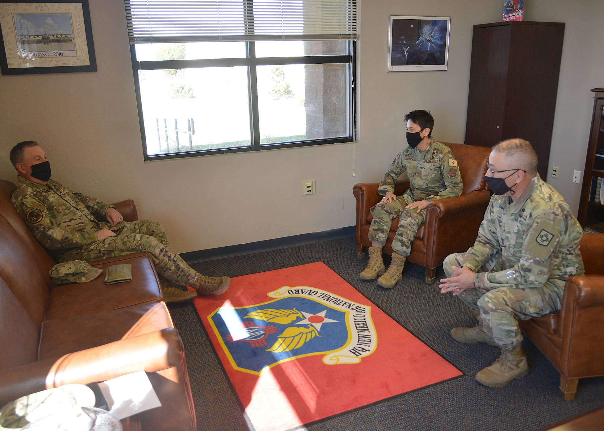 AETC commander meets with New Mexico National Guard adjutant general and and assistant adjutant general-air
