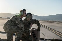 A photo of Airmen doing a FARP mission