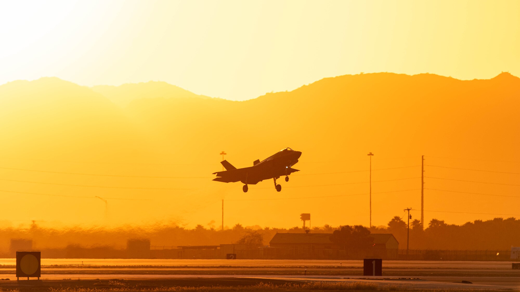 F-35s demonstrate airpower during sortie training