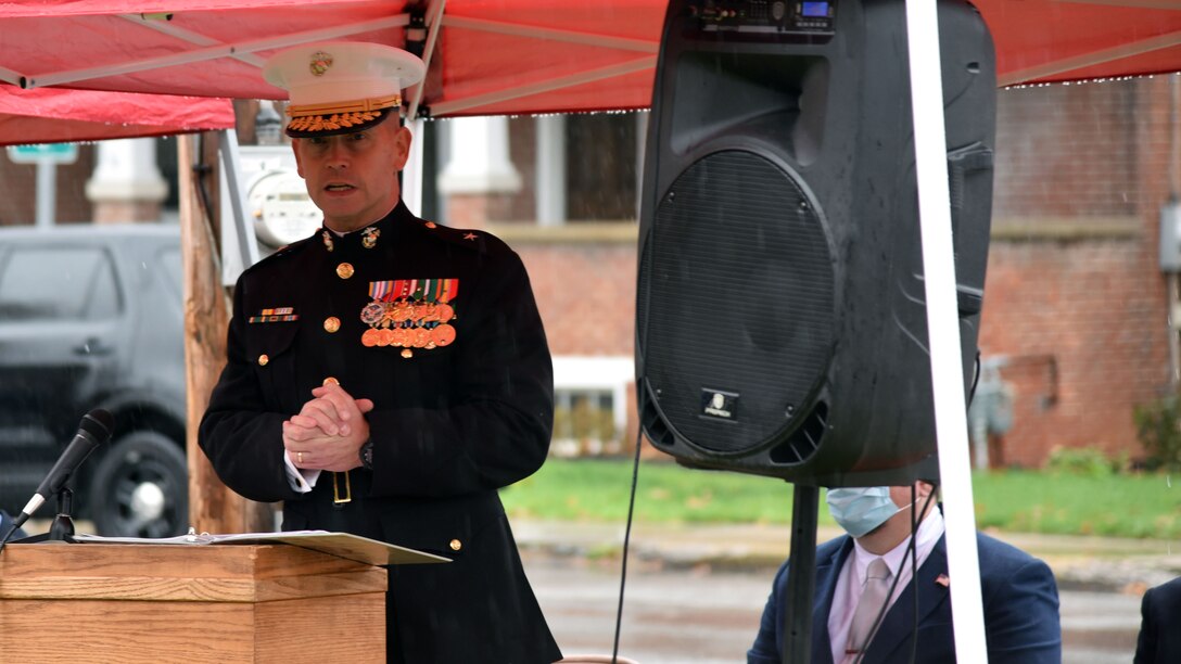 Marine Corps Brig. Gen. Keith D. Reventlow, Commanding General, DLA Distribution