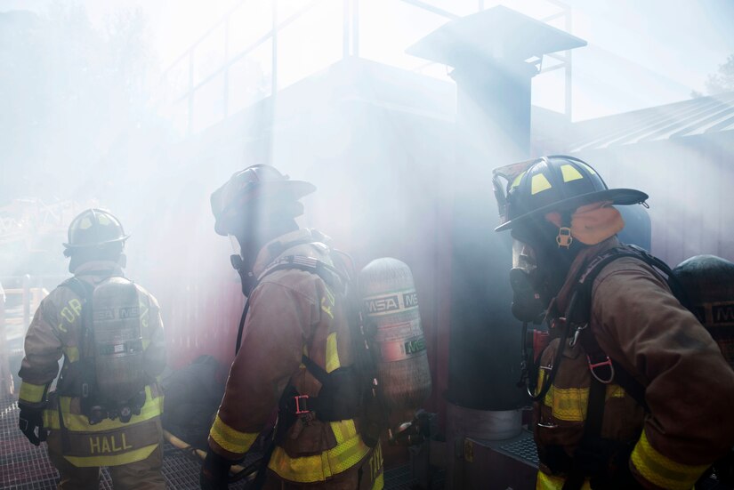 At port or on dry land, fire department will defend