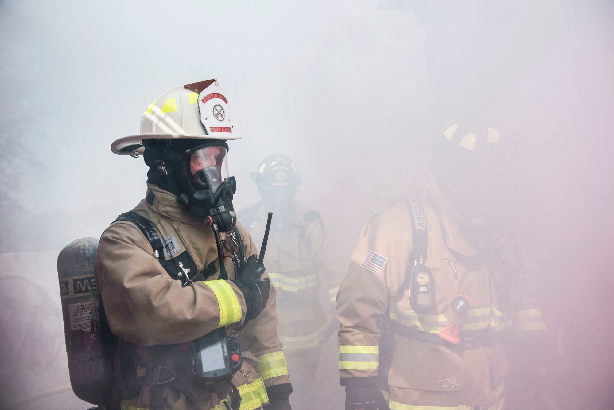 At port or on dry land, fire department will defend