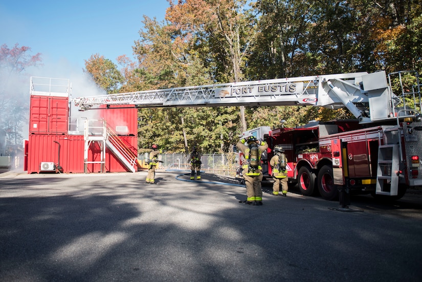 At port or on dry land, fire department will defend