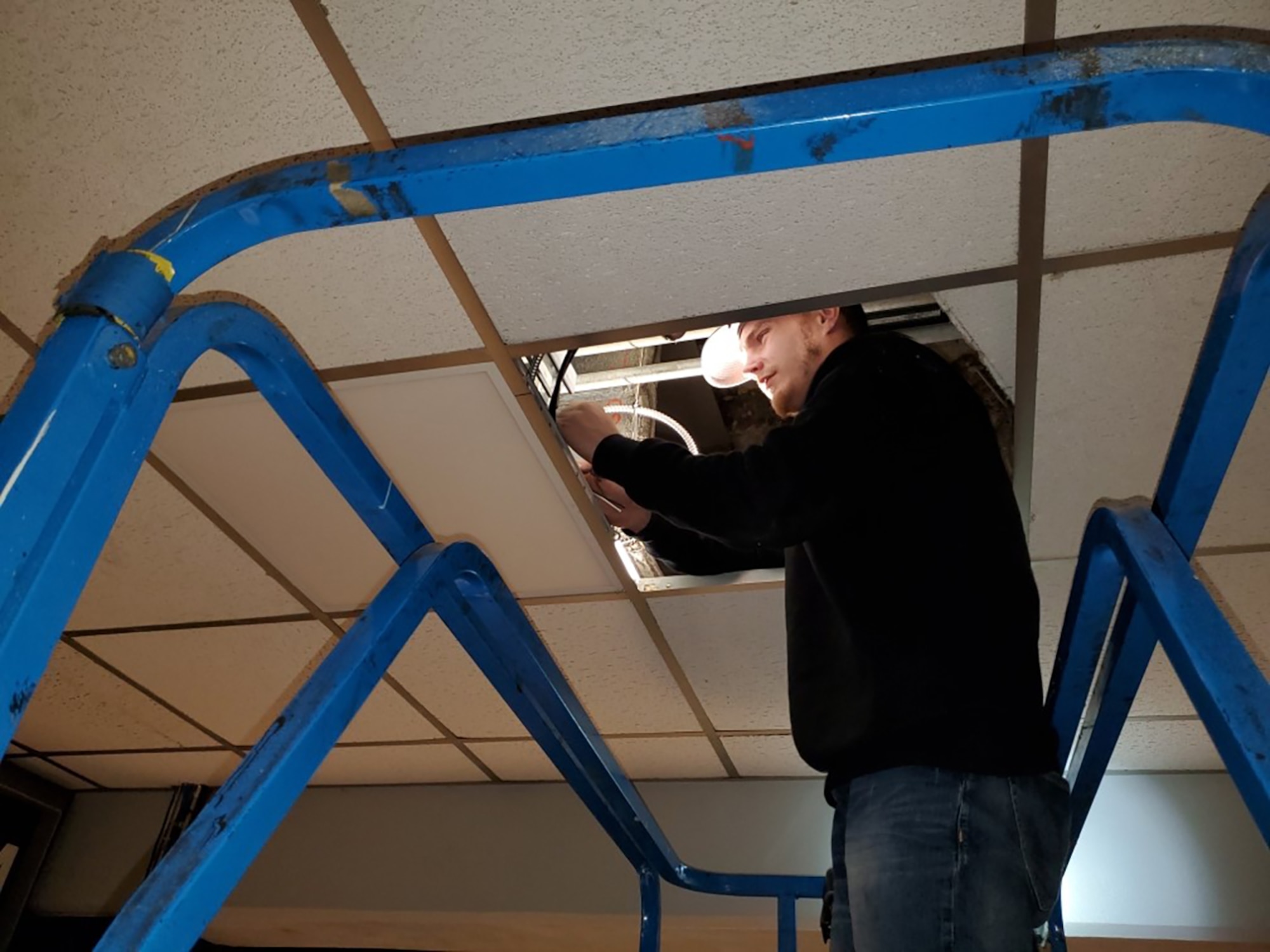 Rylan Roberts is one of 10 former students from the Miami Valley Career Technology Center who obtained employment at Wright-Patterson Air Force Base through a Wright-Patt/community partnership. CONTRIBUTED PHOTO