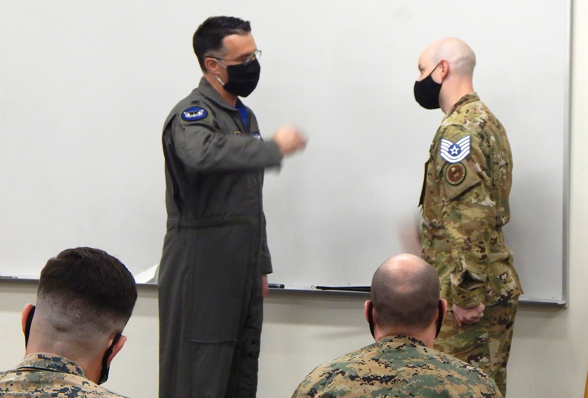 Staff Sgt. Garrett McNeely receives STEP promotion.