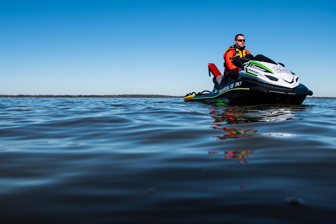 Man on jet ski