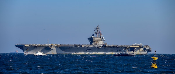 USS Ronald Reagan (CVN 76) returns to its homeport of Commander, Fleet Activities Yokosuka.