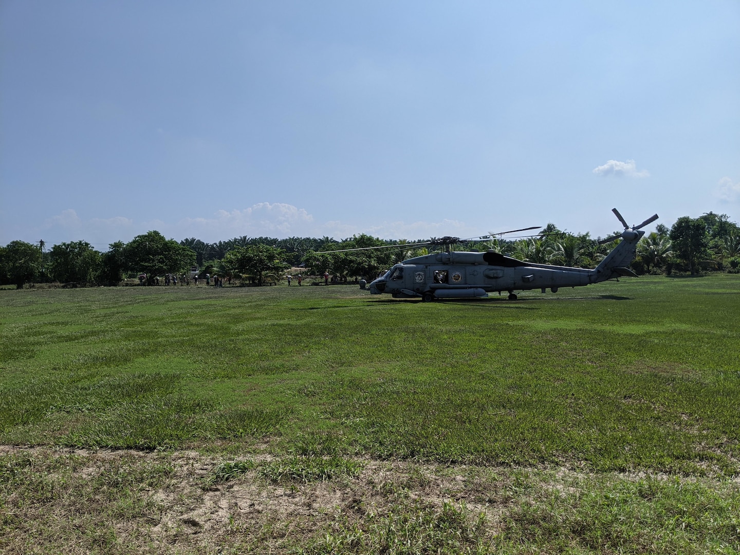 USS William P. Lawrence (DDG 110) provides support to Hurricane Eta relief efforts in Honduras.