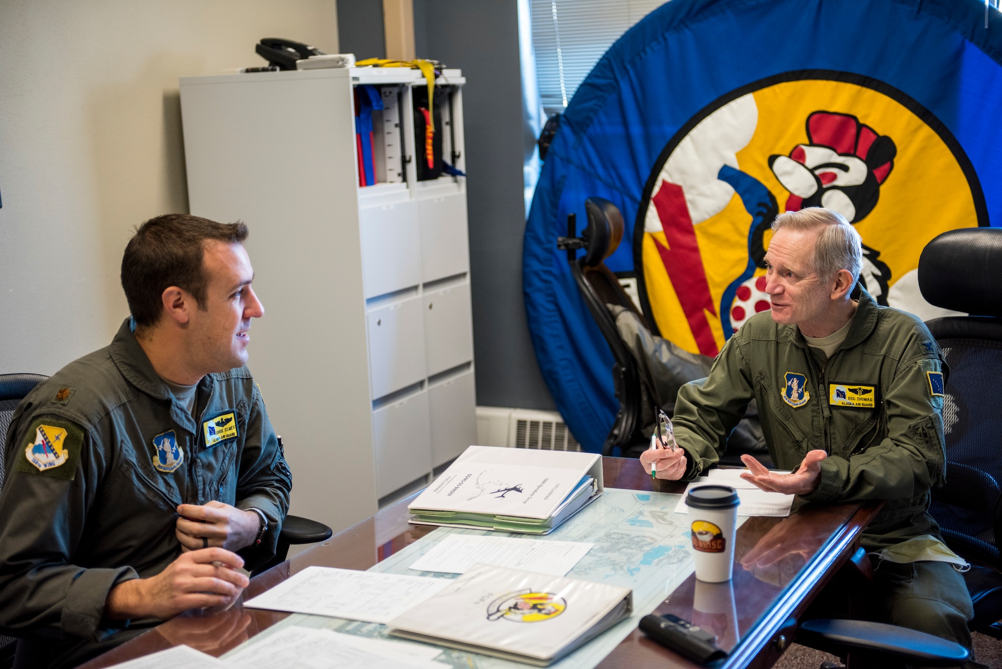 Image of Col. Craig R. Thomas "Doc Thomas" and Capt. Corrie Elmes.