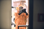 Airmen and Soldiers assigned to the New York National Guard's 2nd Civil Support Team, based at Stratton Air National Guard Base, Scotia, N.Y., pair up in two-person survey teams to search for possible hazardous materials during a training exercise at Rotterdam Industrial Park, Rotterdam, N.Y., Nov. 10, 2020.