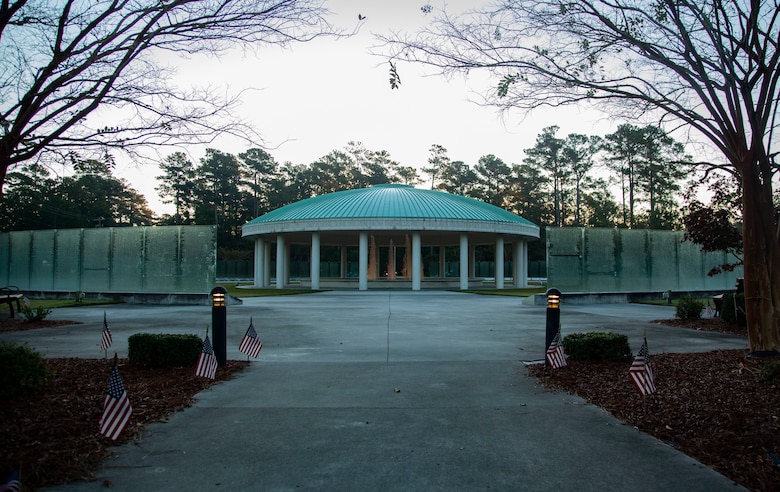 The Vietnam Veterans Memorial stands as recognition for the nearly ten million veterans of the five branches of the Armed Forces who served active duty during the Vietnam era in Jacksonville, North Carolina, Nov. 5, 2020. Veterans Day is a time of reflection and an opportunity to give recognition to men and women who have served in the armed services throughout history. (U.S. Marine Corps photo by Cpl. Ginnie Lee)