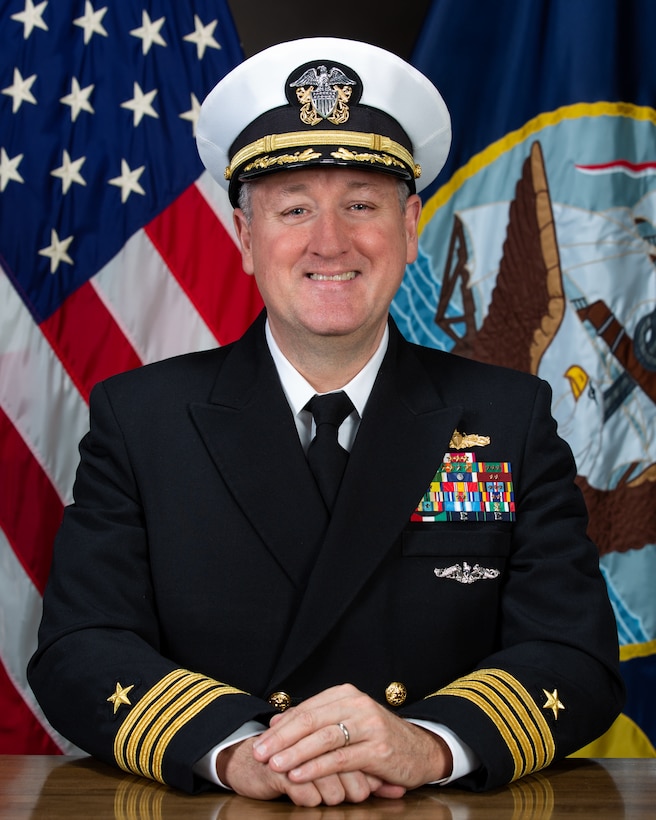 Official portrait of Norfolk Naval Shipyard Deputy Commander Capt. Todd Nichols.