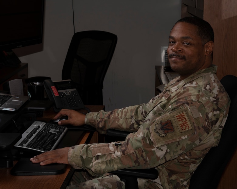 Tech Sgt. Jevon Charles, 4th Fighter Readiness Wing Squadron weapons academic instructor, uses Excel to track academic due dates and schedule load crew demonstrations at Seymour Johnson Air Force Base, North Carolina, Nov. 12, 2020.