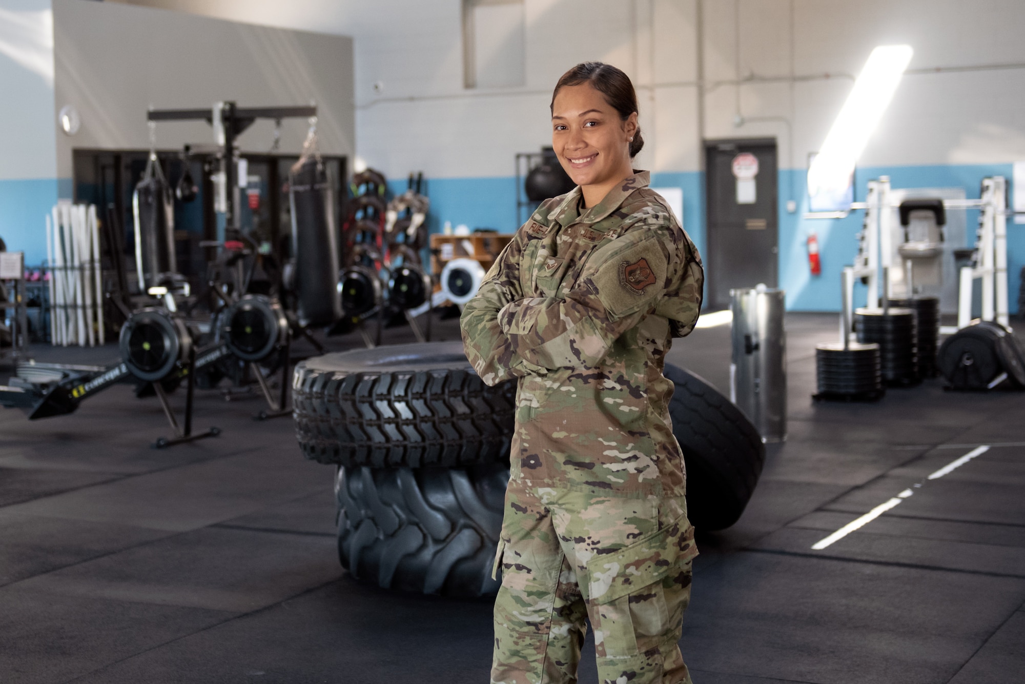 Senior Airman Chanaramis Fue-Asuega is a food service specialist in the 419th Force Support Squadron