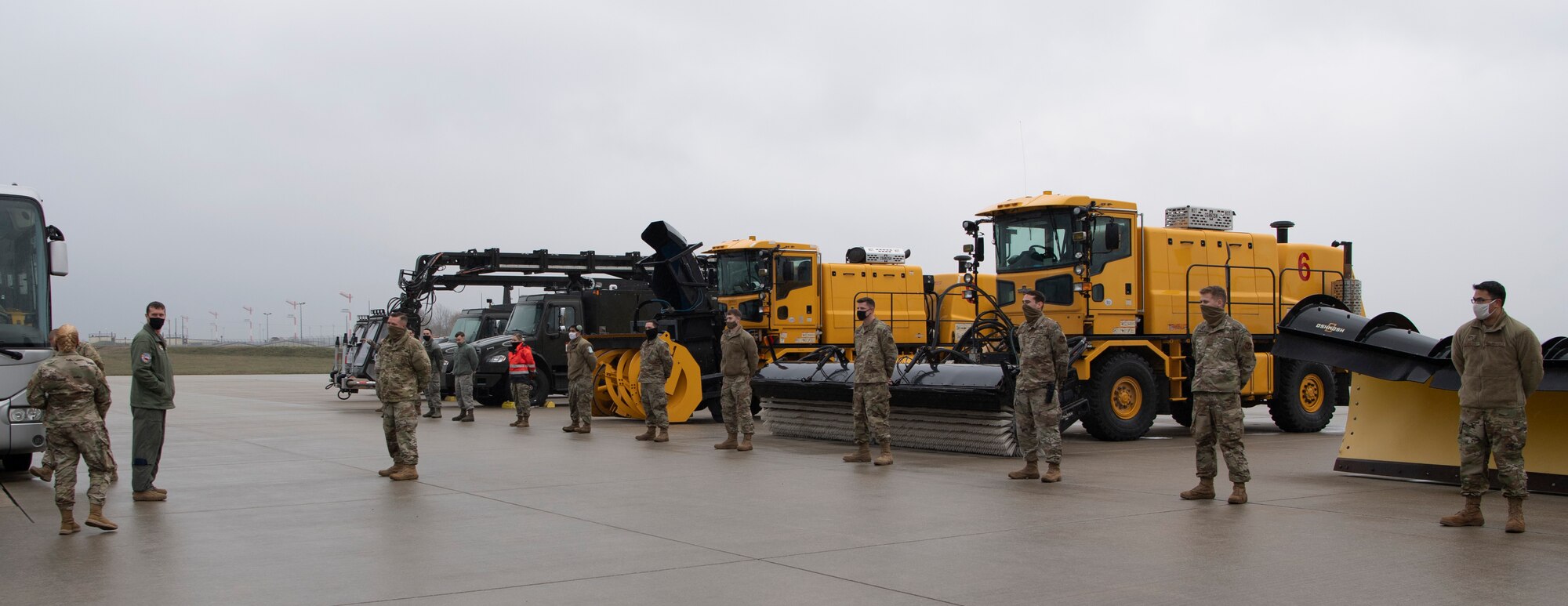 The snow and ice parade is an event held each year to showcase the capabilities of the 52nd Civil Engineer Squadron snow and ice removal equipment