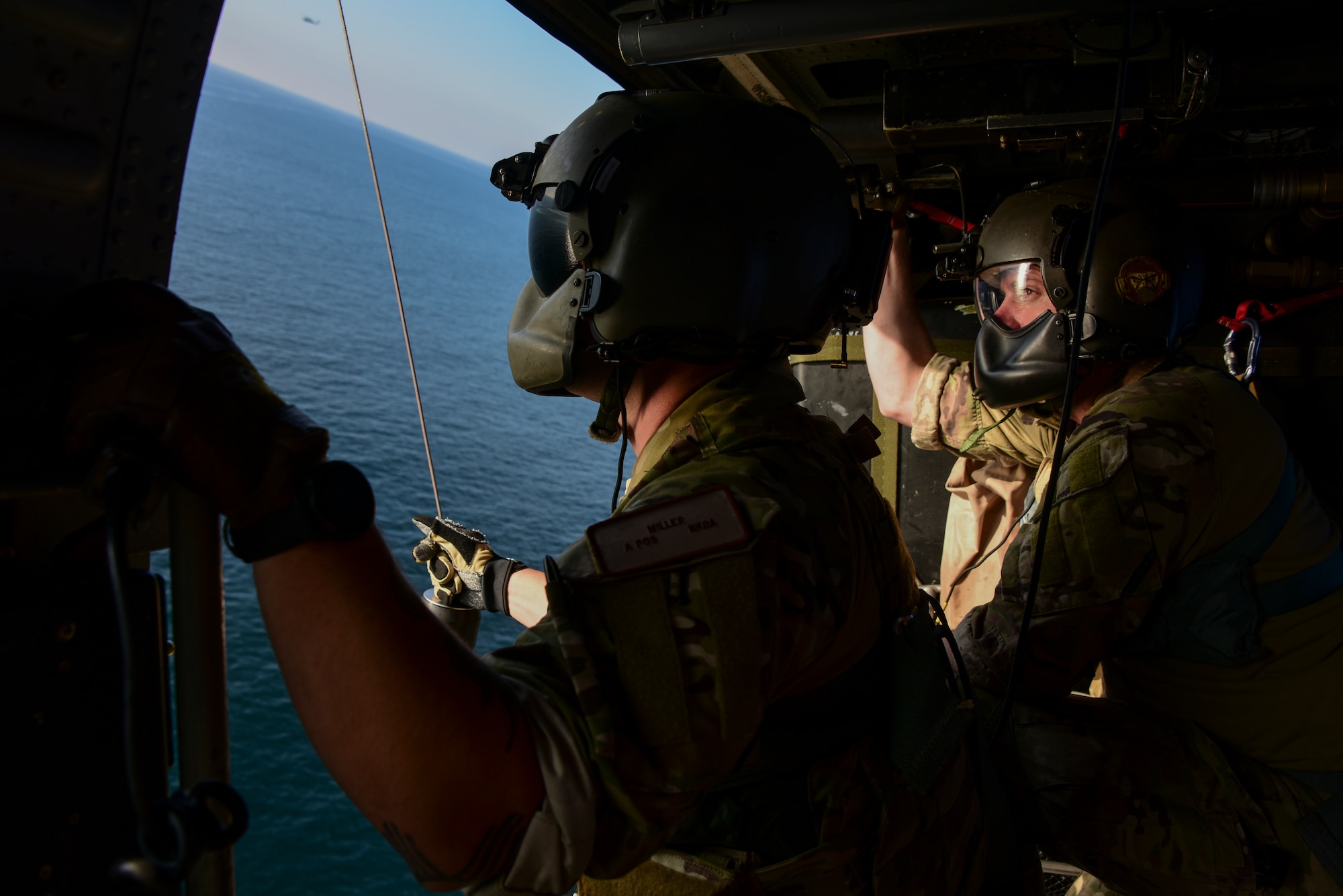 A photo of a special missions aviator Airman.