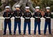 Five sisters - Amber and Ashley Valentine and Maria, Melissa and Vanessa Placido Jaramillo - graduated from MCRD Parris Island, Nov. 13.