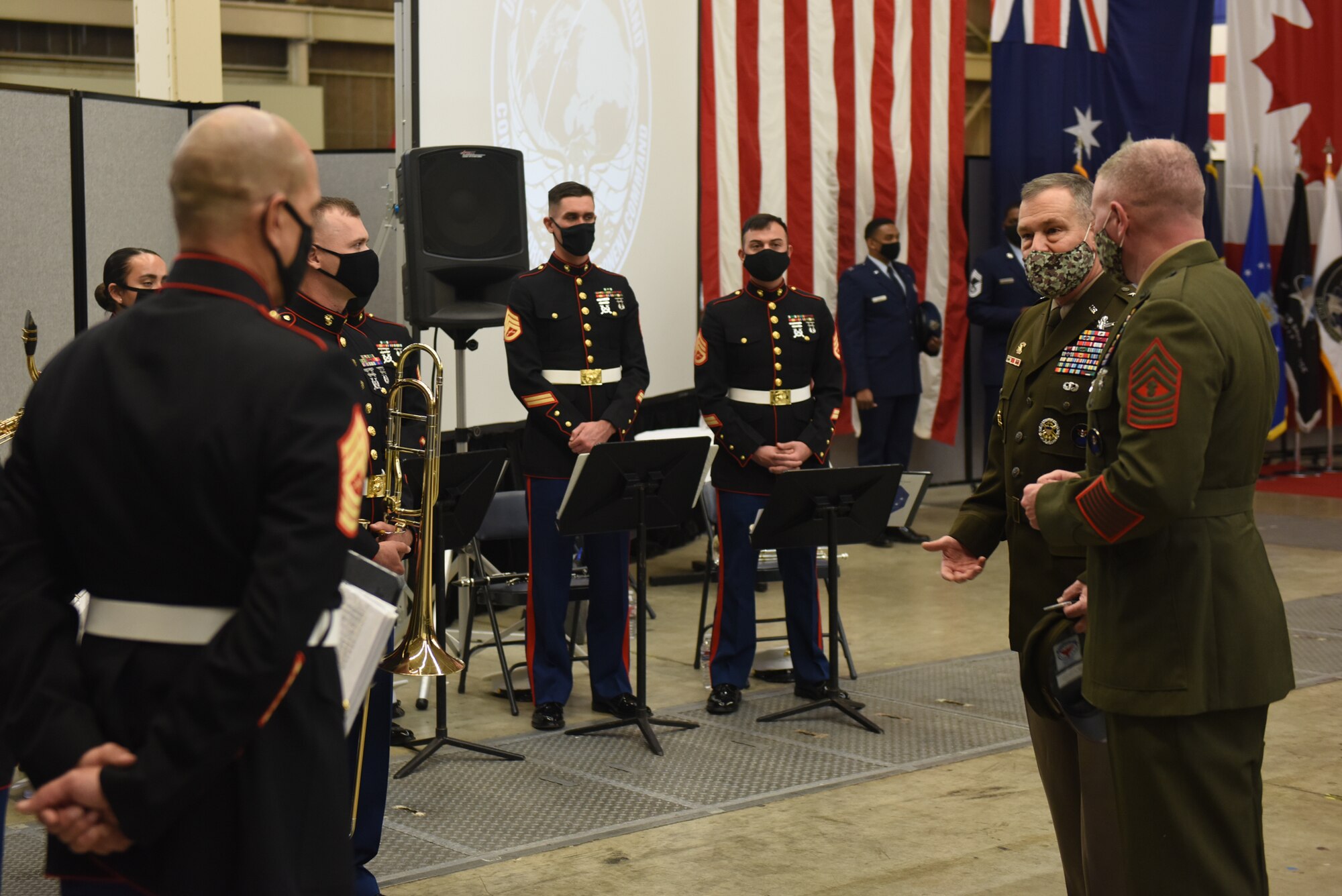 Photo from change of command ceremony