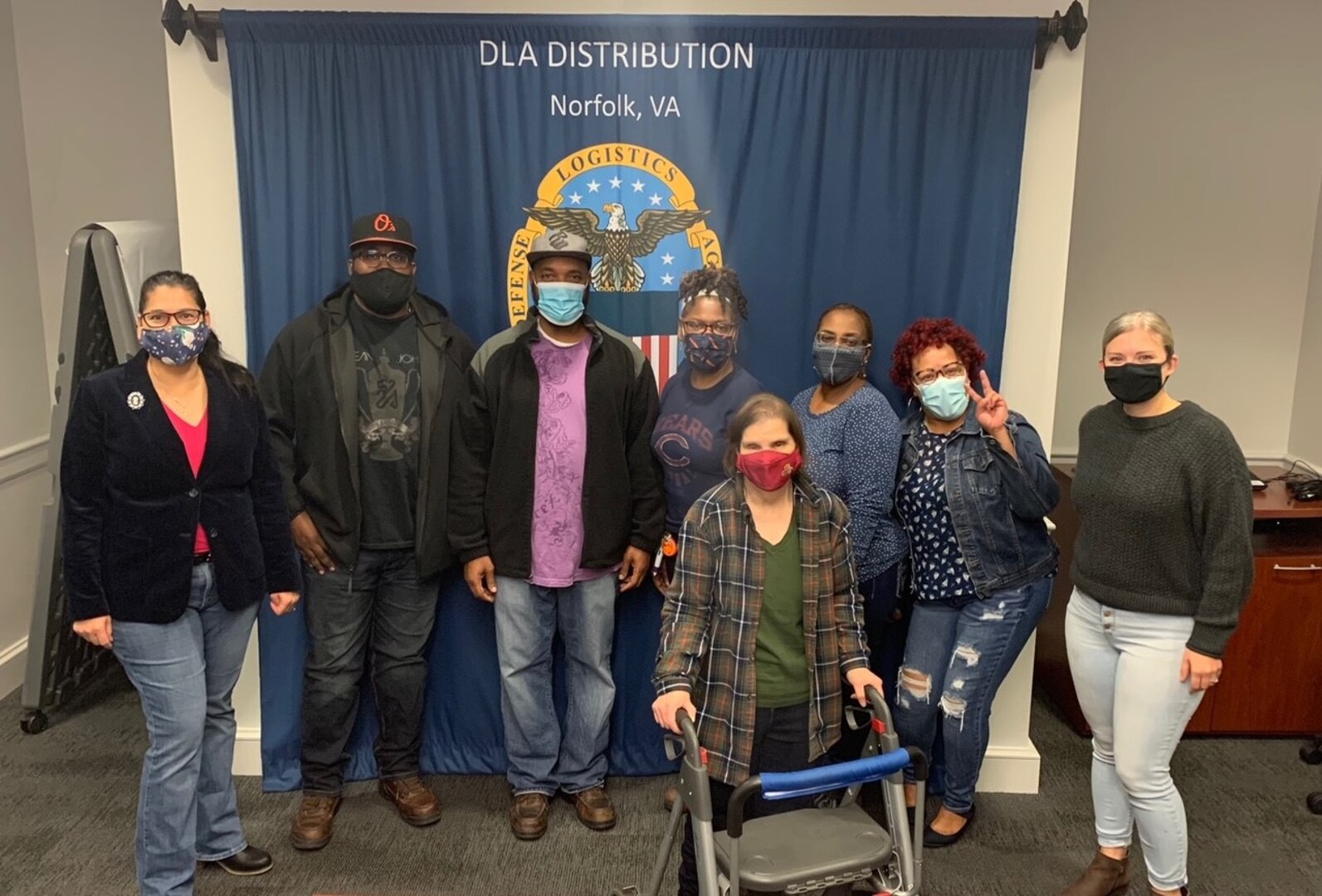 DLA Distribution employees wearing denim
