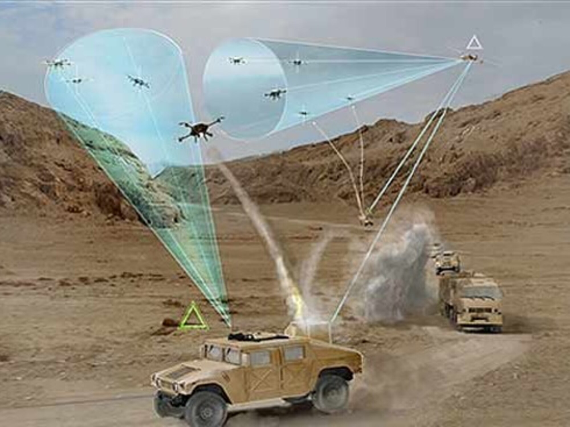 OSI PF Detachment 3 Area of Responsibility contains an engineering breakthrough. The Air Force Research Laboratory at Kirtland Air Force Base, N.M., developed THOR, the Tactical High Power Operational Responder. THOR is a first of its kind electromagnetic weapon system capable of disabling enemy drones. (Courtesy graphic)