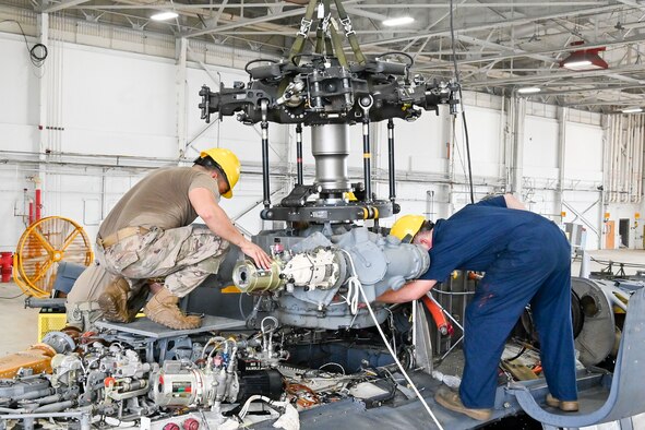 HH60G Pave Hawk Helicopter Maintenance