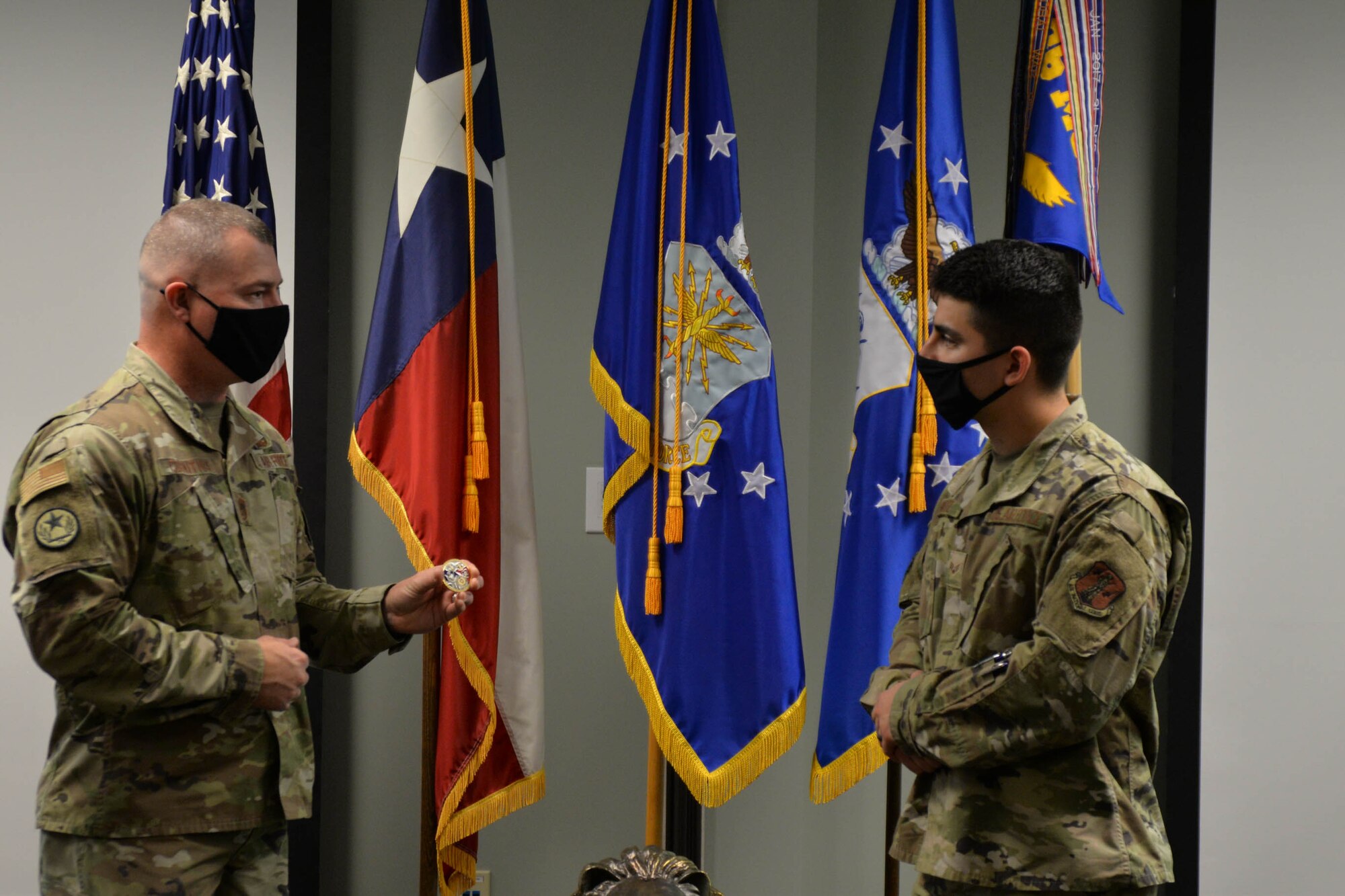 Enlisted leadership awards Airman coin