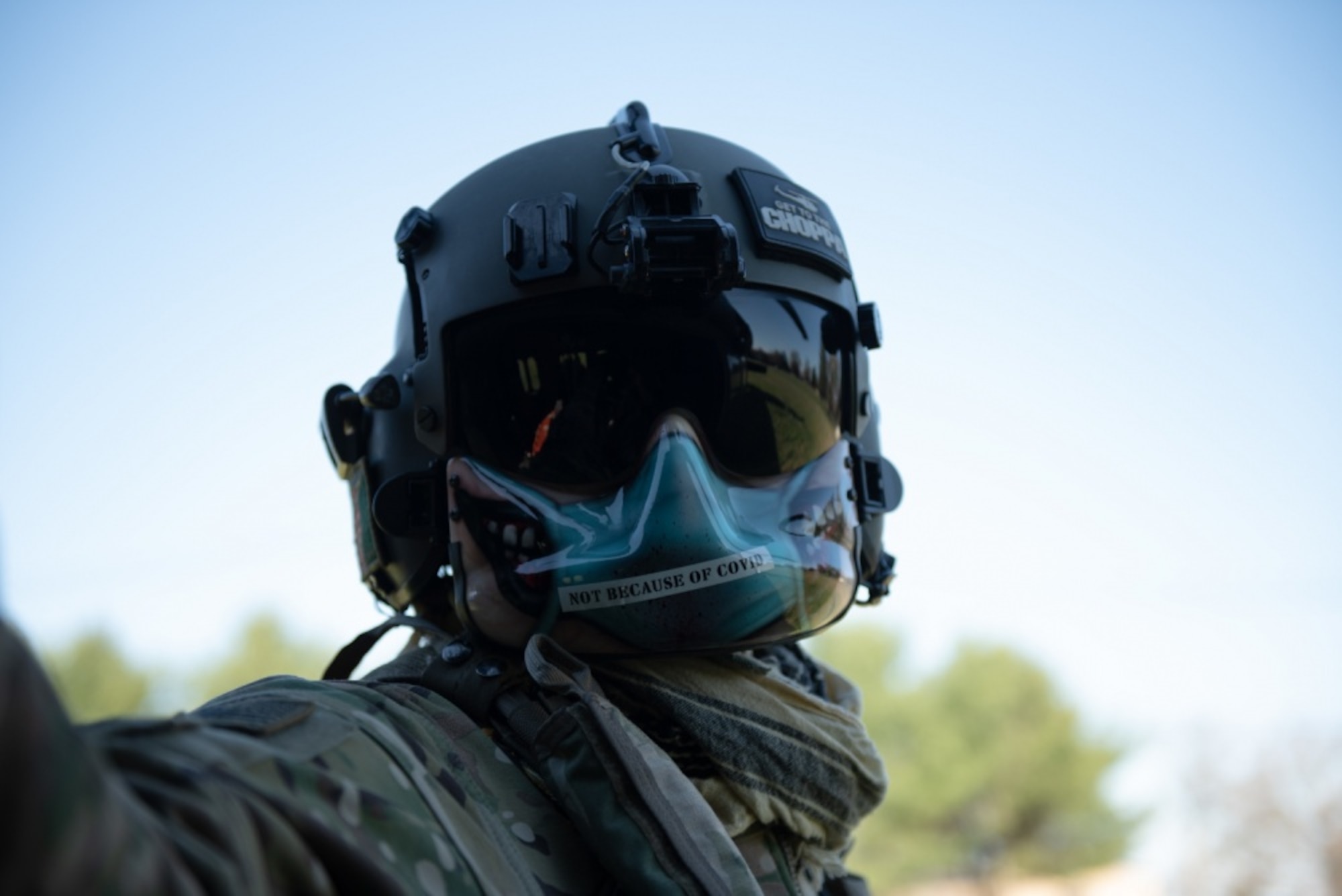 A photo of a soldier.