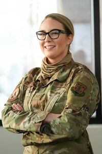 Alaska Air National Guard Staff Sgt. Elizabeth McJannet-Bratton is the noncommissioned officer in charge for inbound cargo, 176th Logistics Readiness Squadron. She was crowned Miss Alaska Collegiate 2021 Oct. 24, 2020, in Palmer.