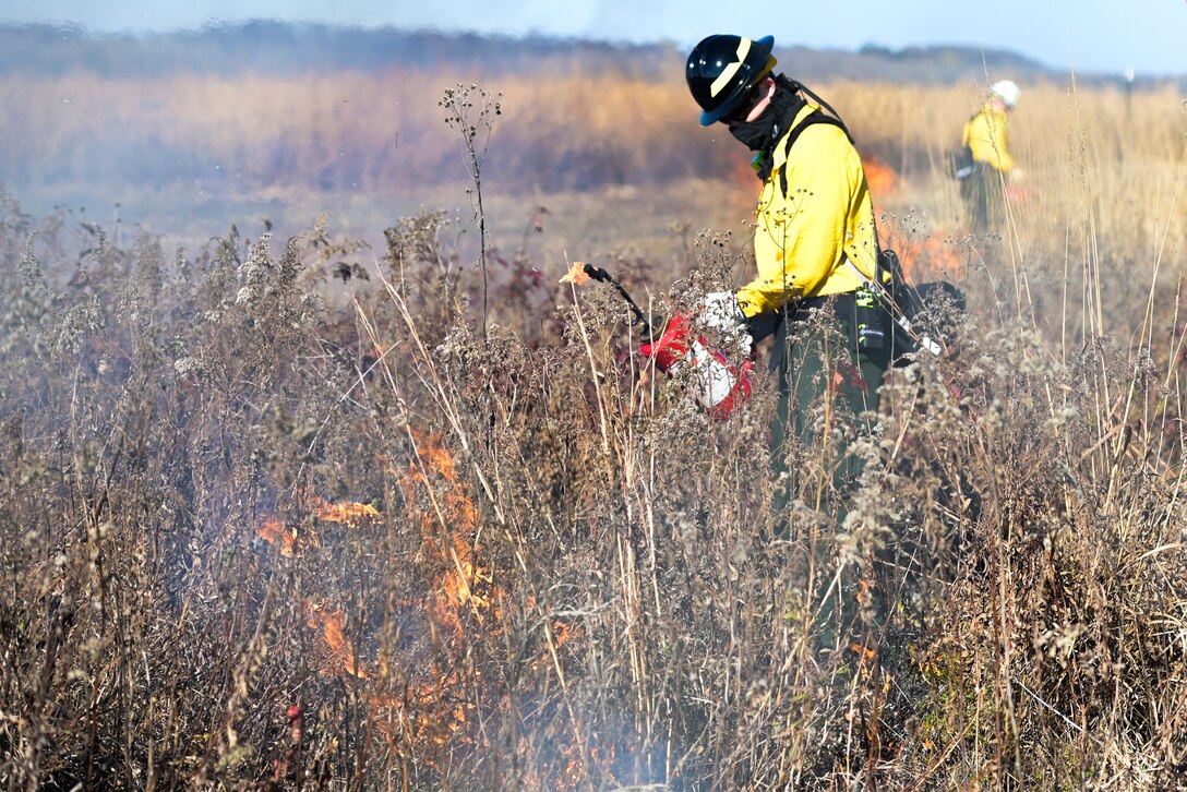 Annual Prescribed Burn Historic Huffman Prairie