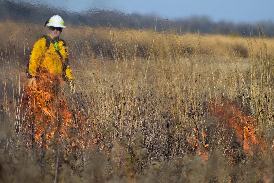 Annual Prescribed Burn Historic Huffman Prairie