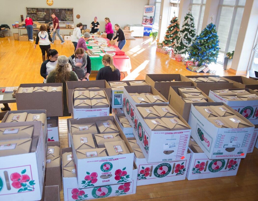 Commercially made, individually wrapped candy of all shapes, sizes and flavors – not cookies, as has been the tradition pre-COVID-19 – will go into cellophane bags for unaccompanied Airmen at Wright-Patterson Air Force Base for the 20th annual Airmen’s Holiday Cookie Drive. (Skywrighter file photo)