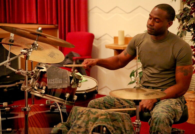 It has been seven years since regular Sunday services have taken place within the chapel at Marine Corps Logistics Base Albany. The groundwork is being set for bringing these services back, beginning with a service set for 10:30 a.m., Nov. 22.
Navy Chaplain Cmdr. Harvey Macklin is inviting those who are able to come to the service to attend on Sunday. (U.S. Marine Corps photo by Jennifer Parks)