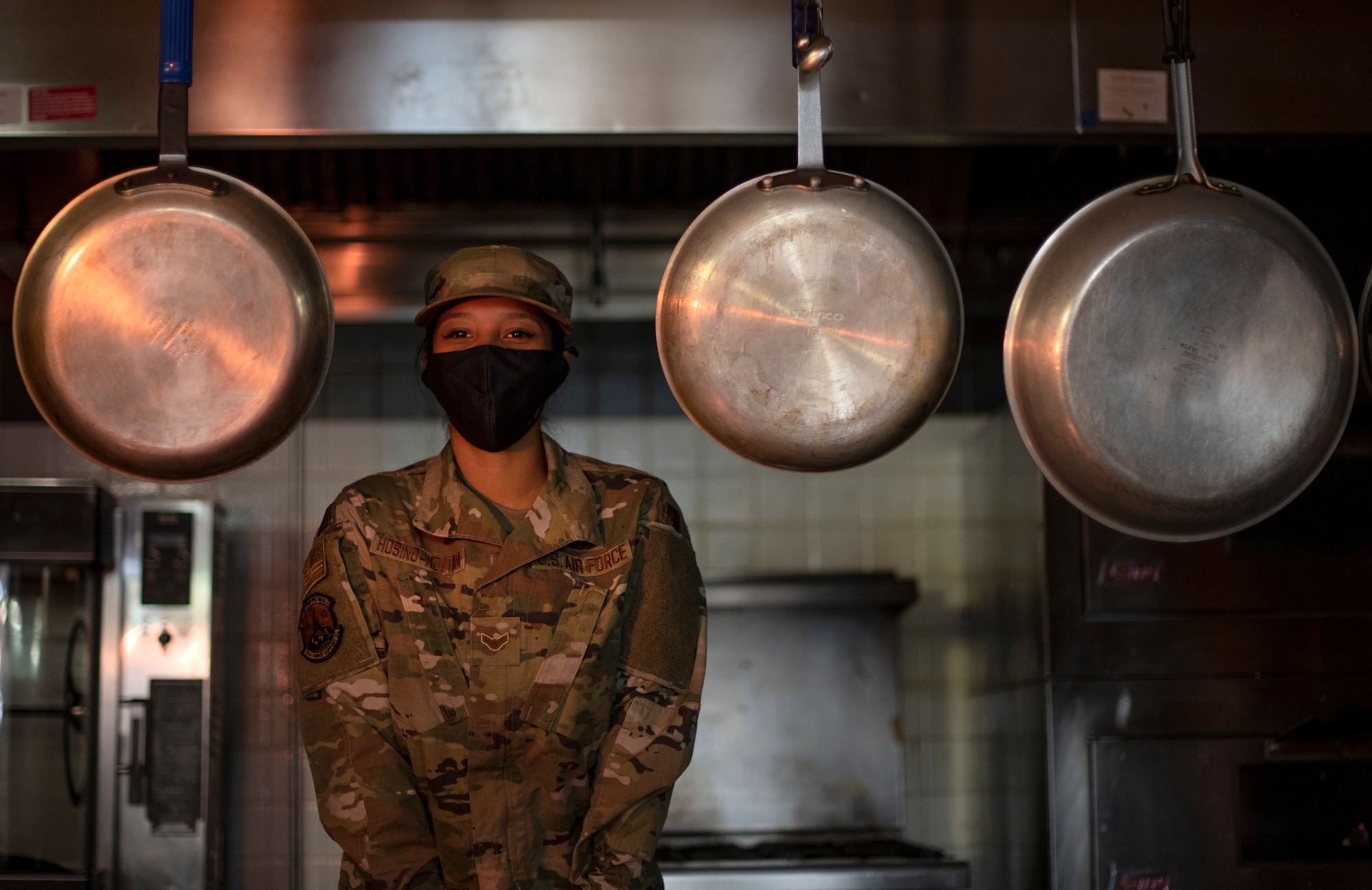 Food service Airmen describe the challenges of running the DFAC during a pandemic
