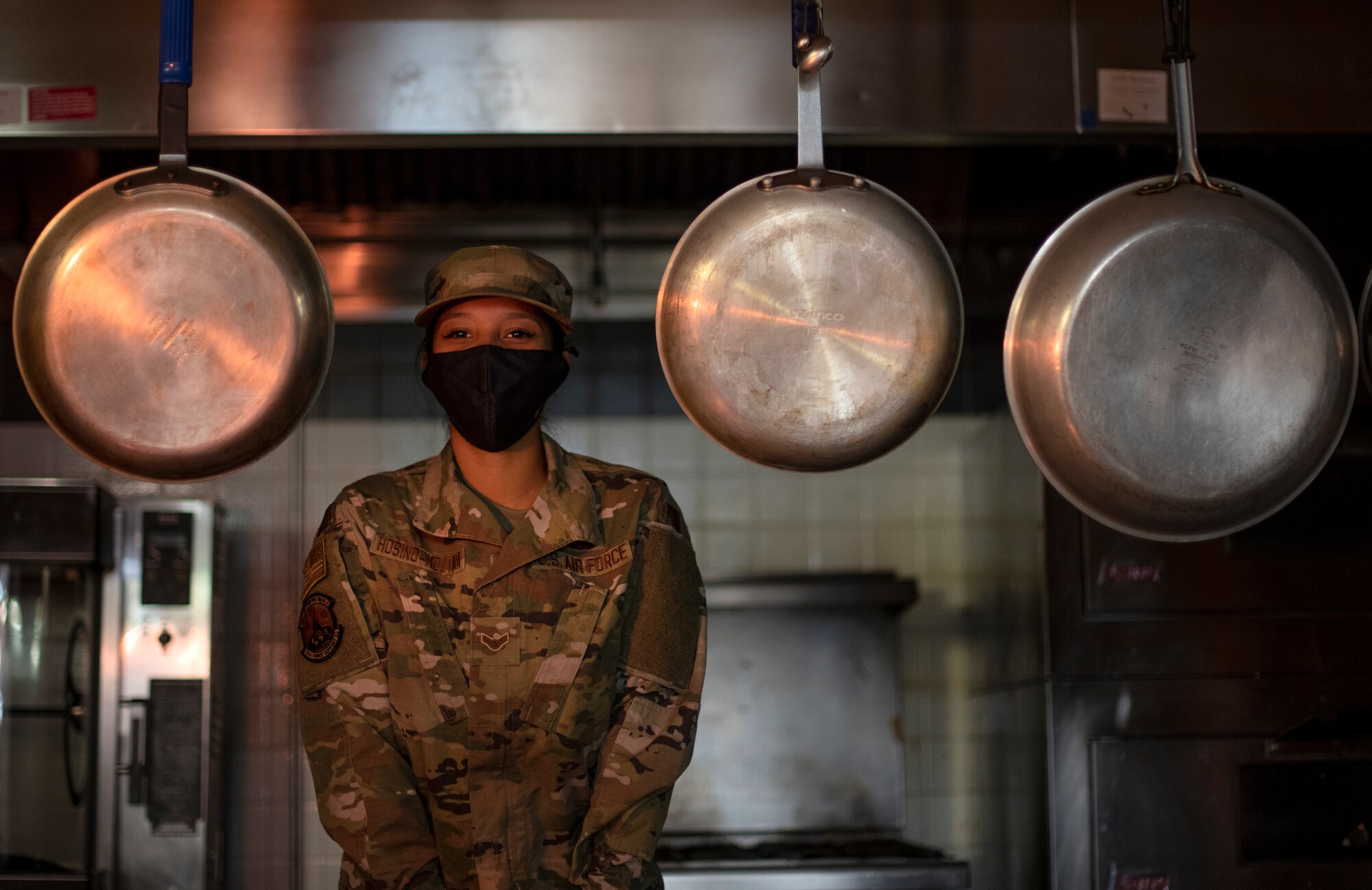 Food service Airmen describe the challenges of running the DFAC during a pandemic