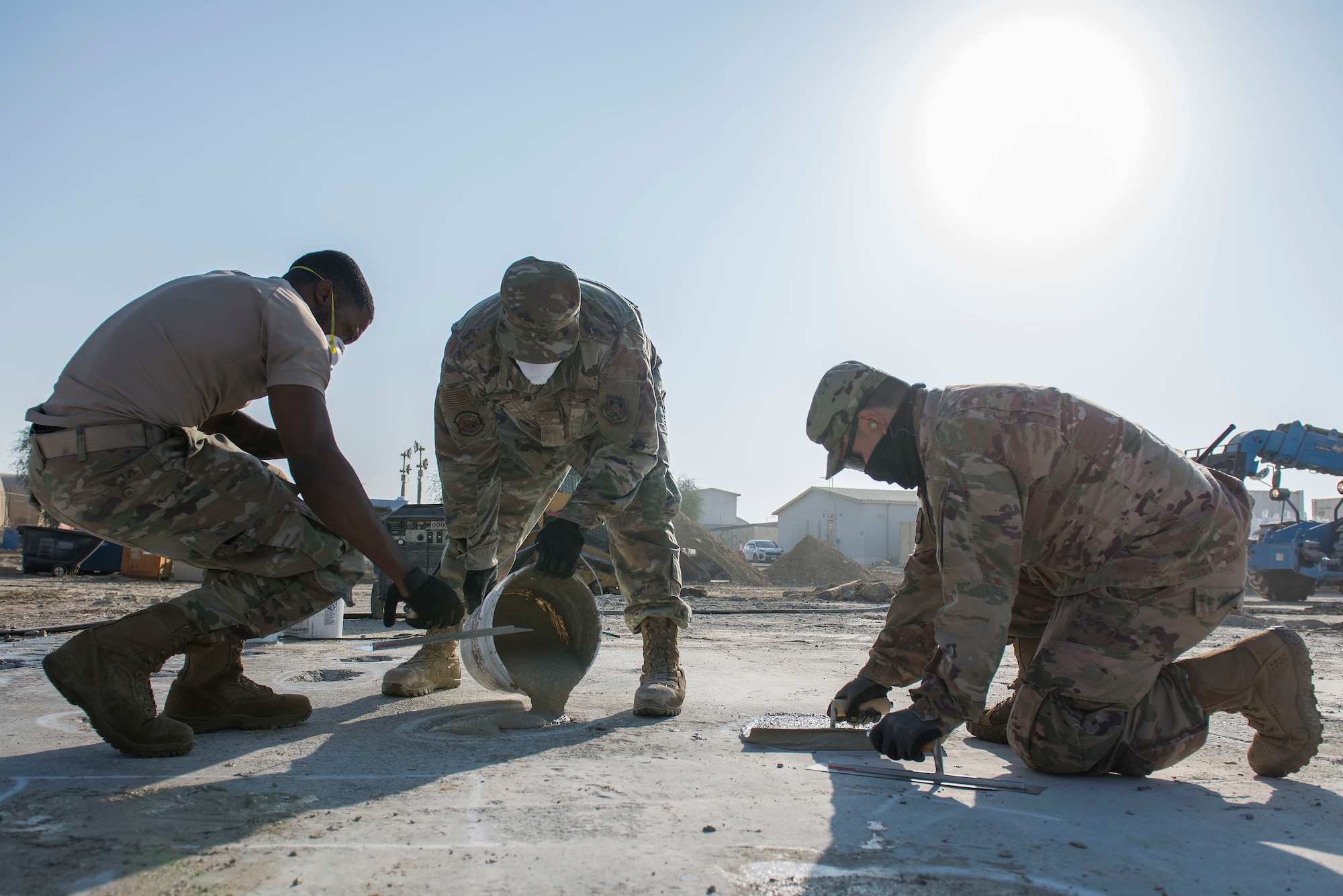 Deployed engineers exercise rapid, readiness skillsets