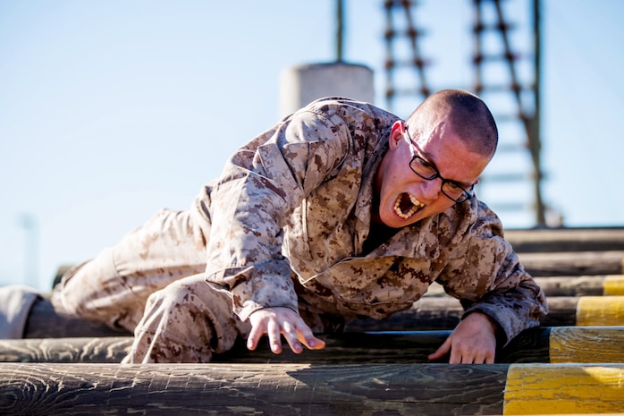 WEEKLY TOP SHOT! TOP SHOT WINNER! You voted and we listened, here is this week's winner!!

Rct. Taryn Bunton, a recruit with Lima Company, 3rd Recruit Training Battalion, participates in the confidence course at Marine Corps Recruit Depot, San Diego, Nov. 16, 2020. The confidence course challenged recruits to face their fears and push them forward in training in order to graduate. Bunton is from Juneau, Alaska and was recruited out of RS Fort Worth. (U.S. Marine Corps photo by Lance Cpl. Zachary T. Beatty)