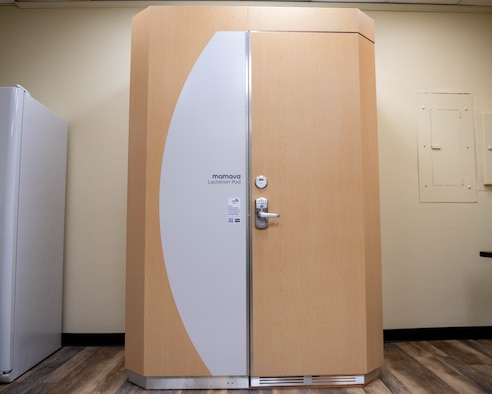 Mobile lactation pods provide secure location for nursing mothers to breastfeed/pump