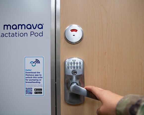 Mobile lactation pods provide secure location for nursing mothers to breastfeed/pump