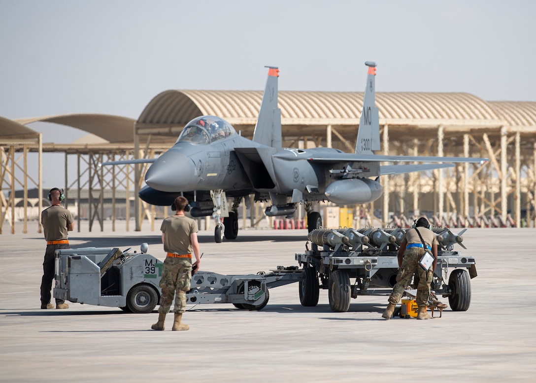 The 380th Expeditionary Logistics Readiness Squadron conducted hot-pit refueling in support of 332nd AEW aircraft maintainers to enable rapid air operations within the U.S. Central Command area of responsibility.