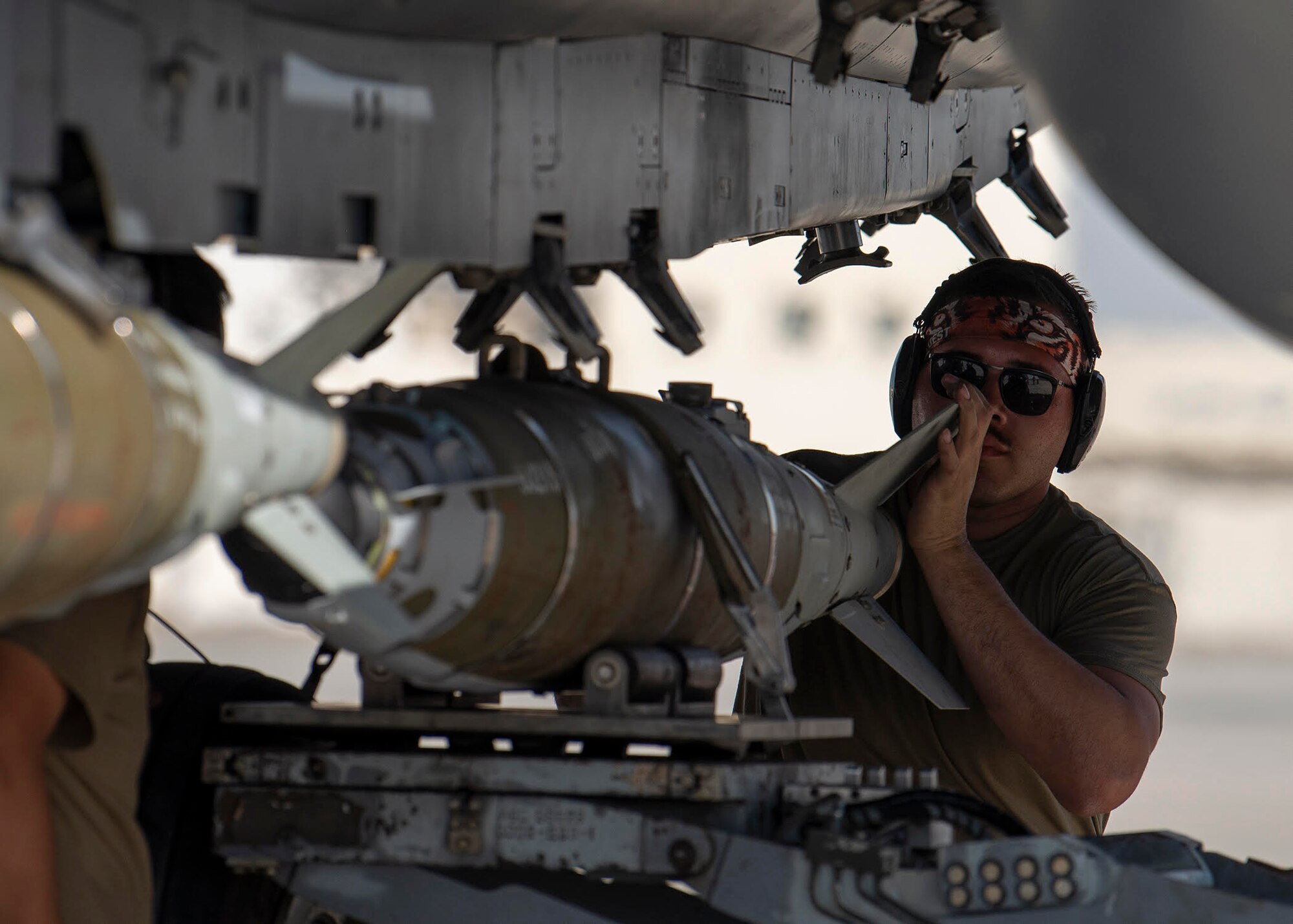 The 380th Expeditionary Logistics Readiness Squadron conducted hot-pit refueling in support of 332nd AEW aircraft maintainers to enable rapid air operations within the U.S. Central Command area of responsibility.