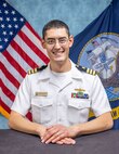 Studio portrait of Cmdr. Nicholas Gurley.