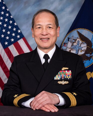 Rear Adm. Huan Nguyen, NAVSEA Deputy Commander for Cyber Engineering and Digital Transformation (SEA 03)