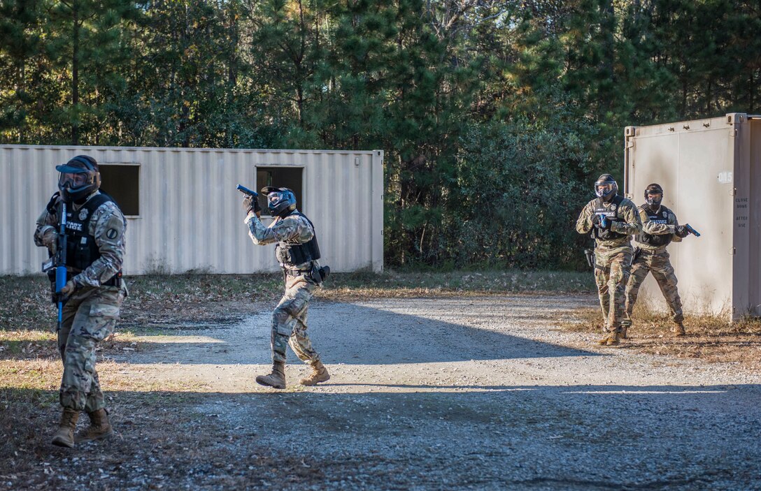 Fort Eustis military police conduct rapid response exercise