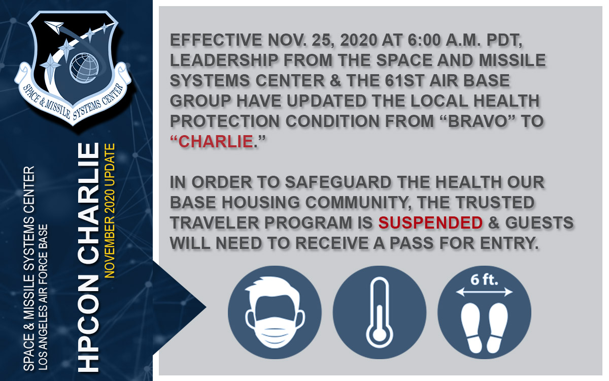 Thanksgiving Holiday Gatherings And Suspension Of Trusted Traveler Program Los Angeles Air Force Base Article Display Los angeles, california time is 0 hours ahead of pdt. los angeles air force base space force